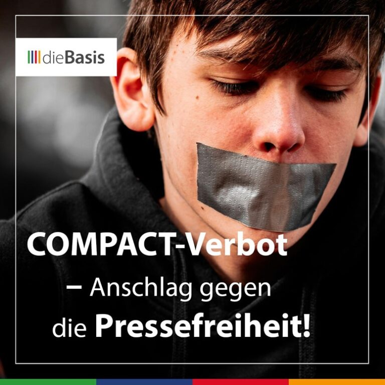 Compact-Verbot -Anschlag gegen die Pressefreiheit