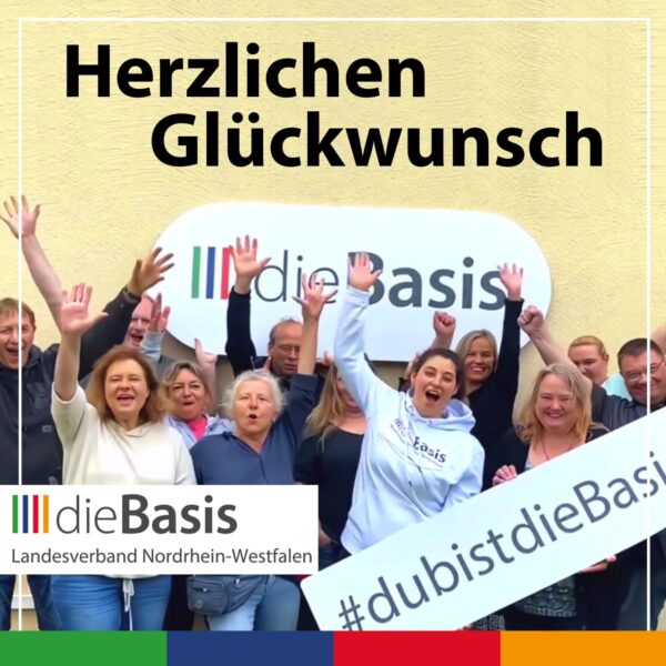 4.Geburtstag dieBasis NRW, Foto Vorstand