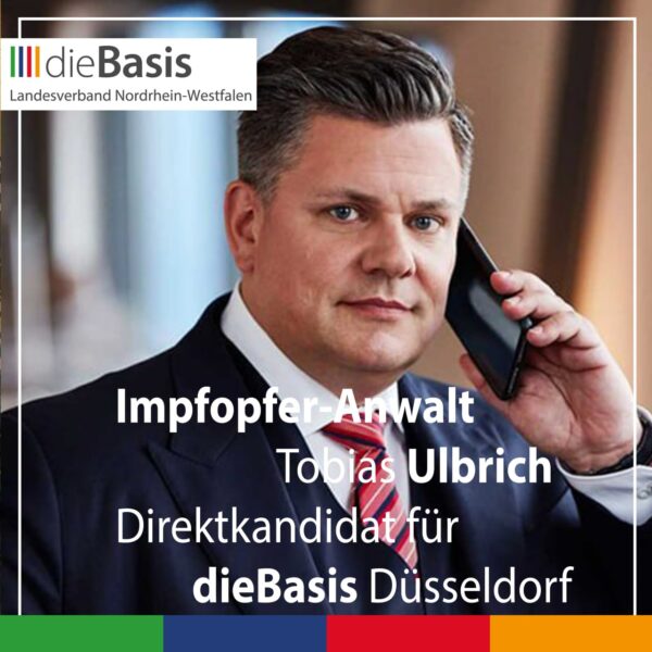 Direktkandidat für dieBasis Düsseldorf: Tobias Ulbrich