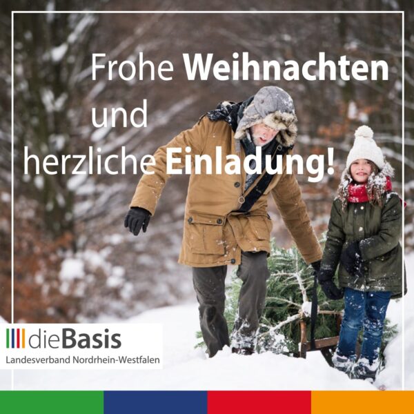 Frohe Weihnachten und herzliche Einladung!