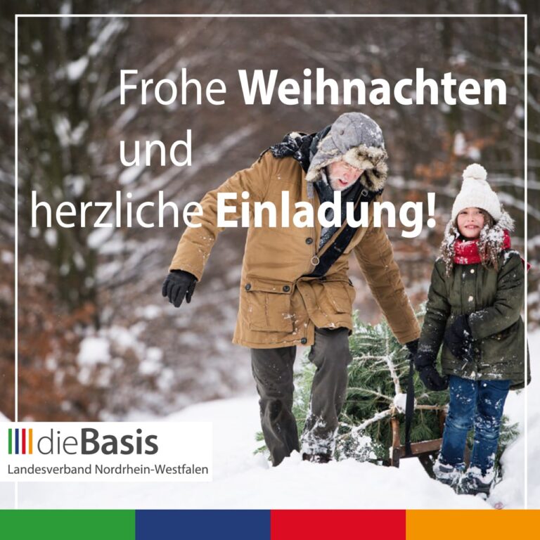 Frohe Weihnachten und herzliche Einladung!