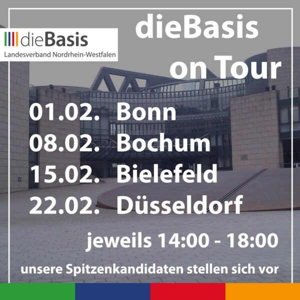 ieBasis on Tour in Bonn, Bochum, Bielefeld, Düsseldorf