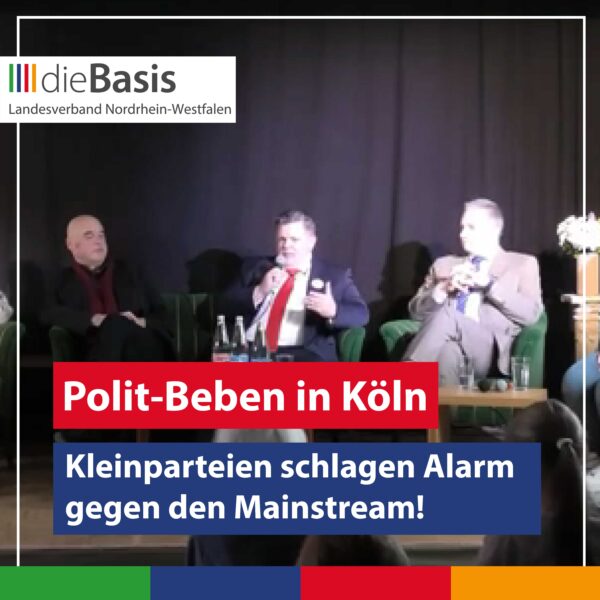 Podiumsdiskussion dieBasis Köln