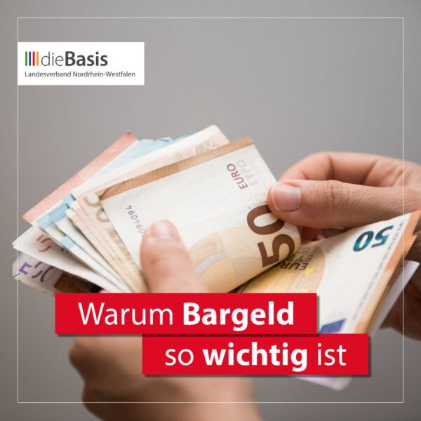Warum Bargelderhalt so wichtig ist