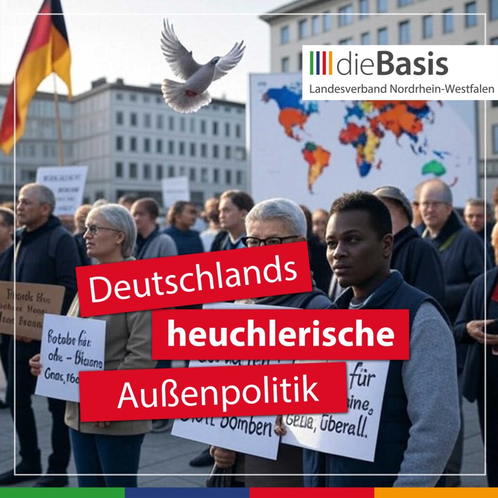 Friedensdemonstranten auf einer Friedensdemo