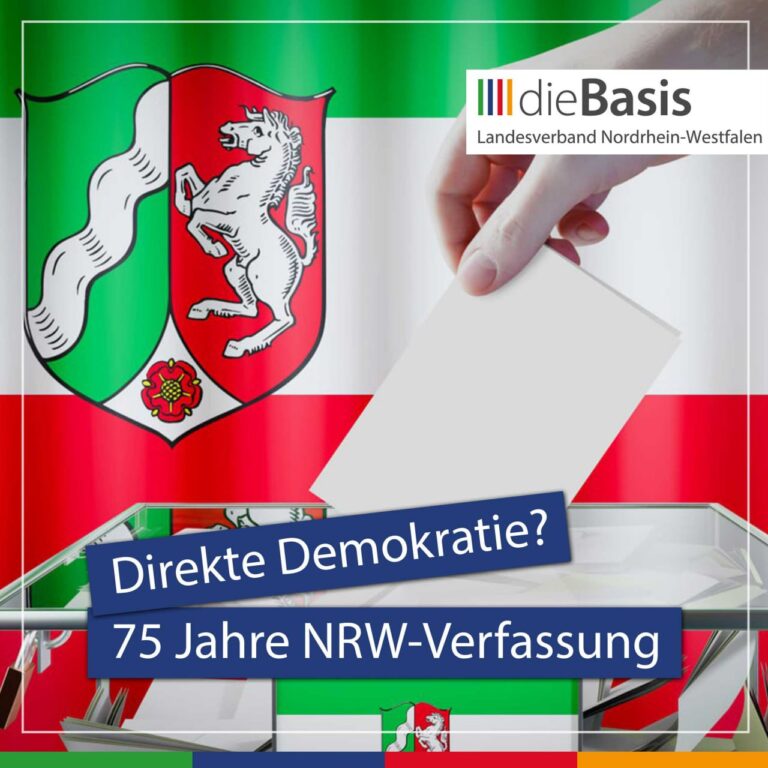 Direkte Demokratie? 75 Jahre NRW-Verfassung
