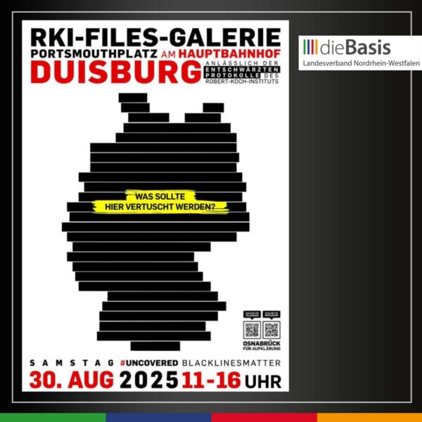 RKI-Files-Galerie am 30.8.25 in Duisburg