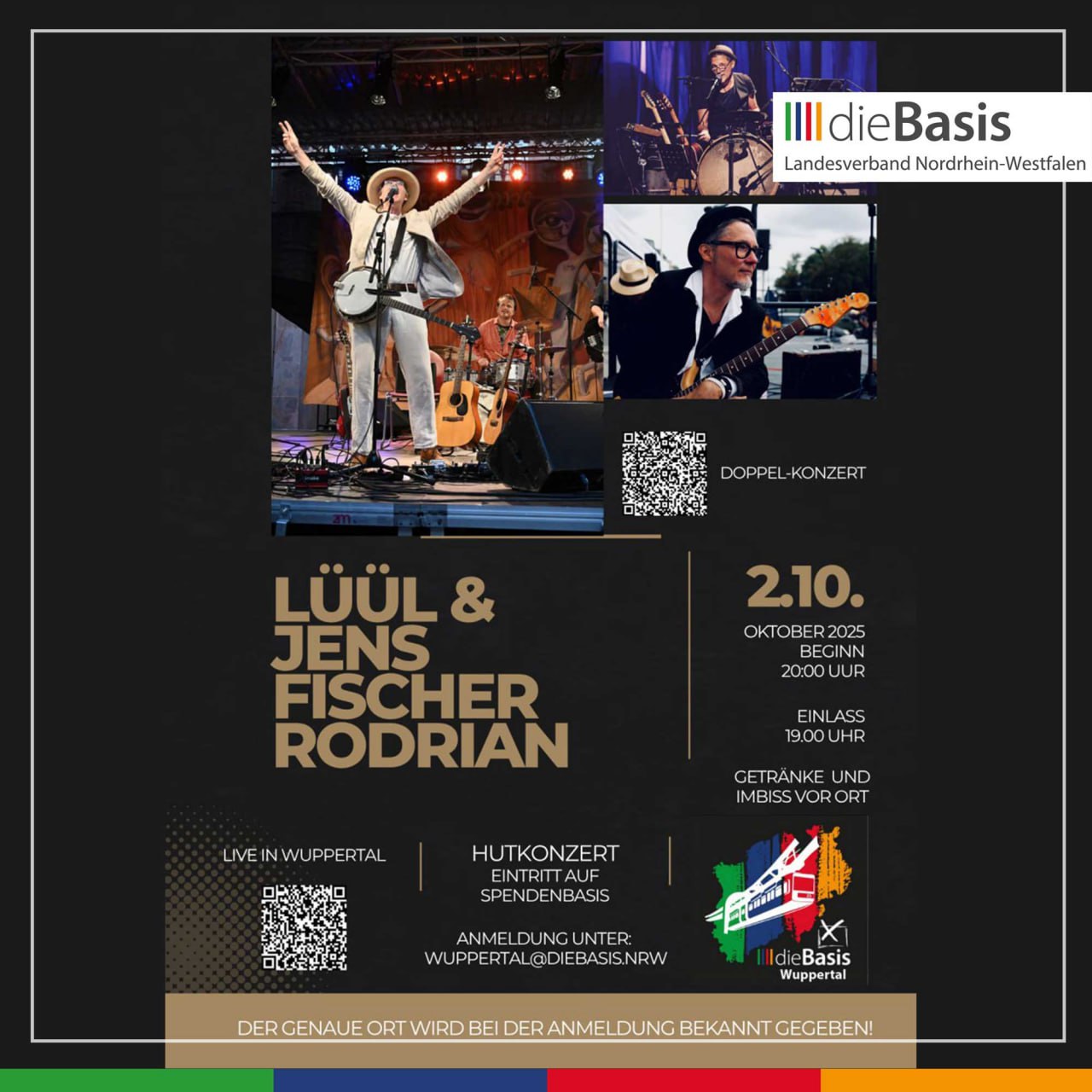 Konzert in Wuppertal: Lüül & Jens Fischer Rodrian
