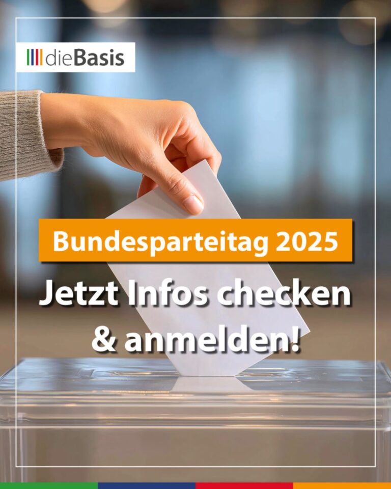 Bundesparteitag dieBasis 2025