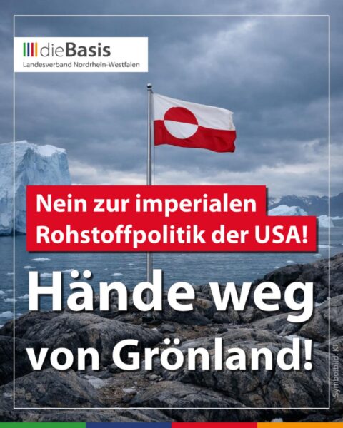 Nein zur imperialen Rohstoffpolitik der USA! Hände weg von Grönland