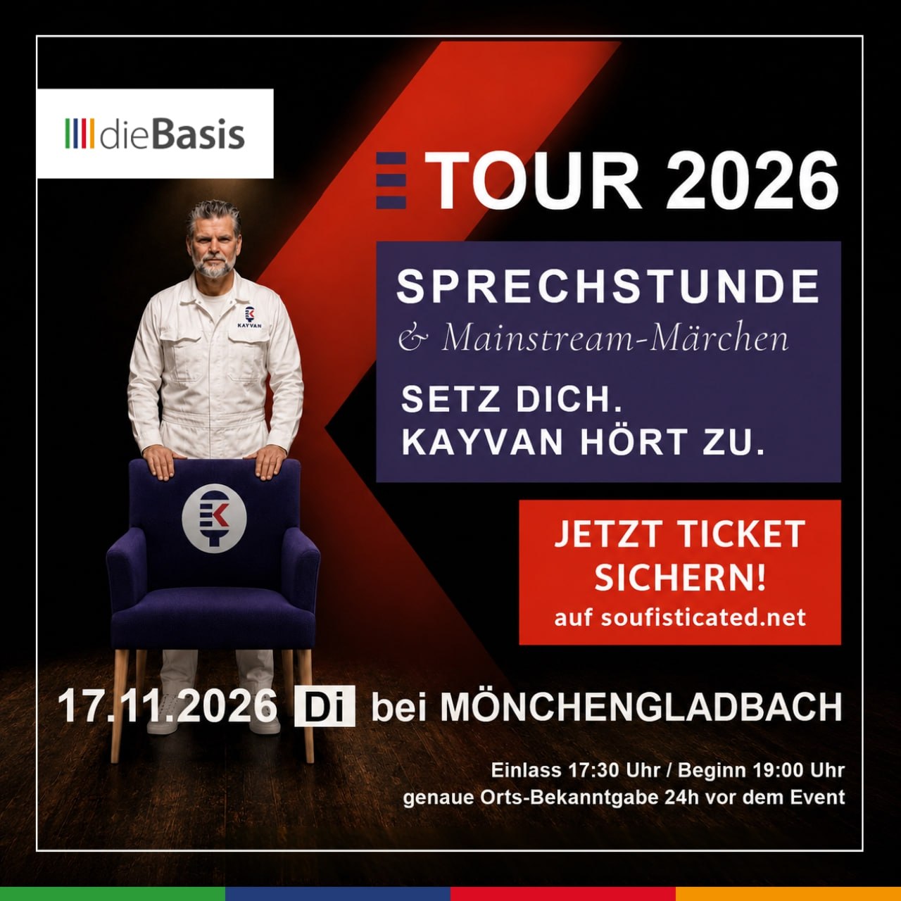 Sprechstunde & Mainstream-Märchen Setz Dich. Kayvan hört zu.